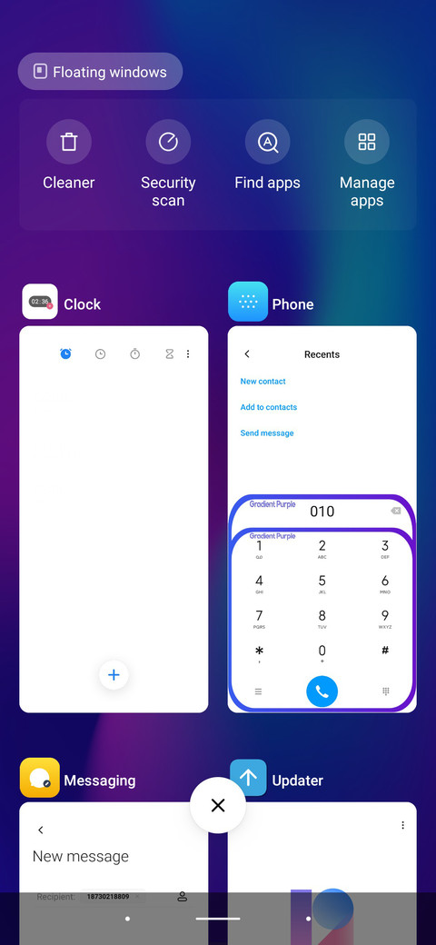 Gradient Purple screenshot