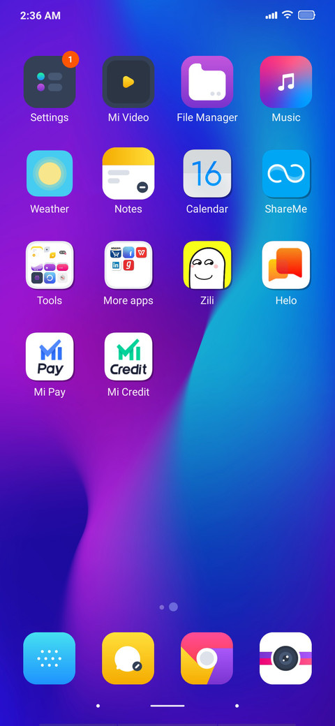 Gradient Purple screenshot