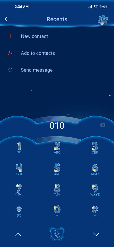  starry sky bear screenshot