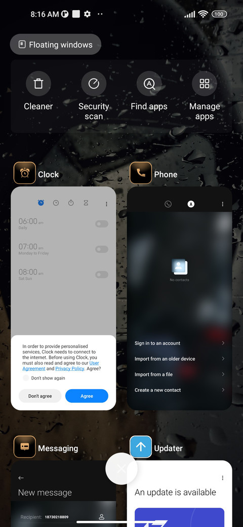 Dark Forsted Glass screenshot
