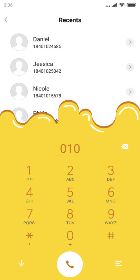 MYellow Splash screenshot
