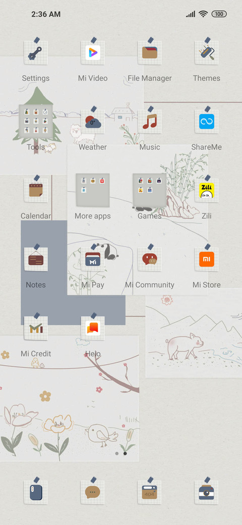 Nature stickers screenshot