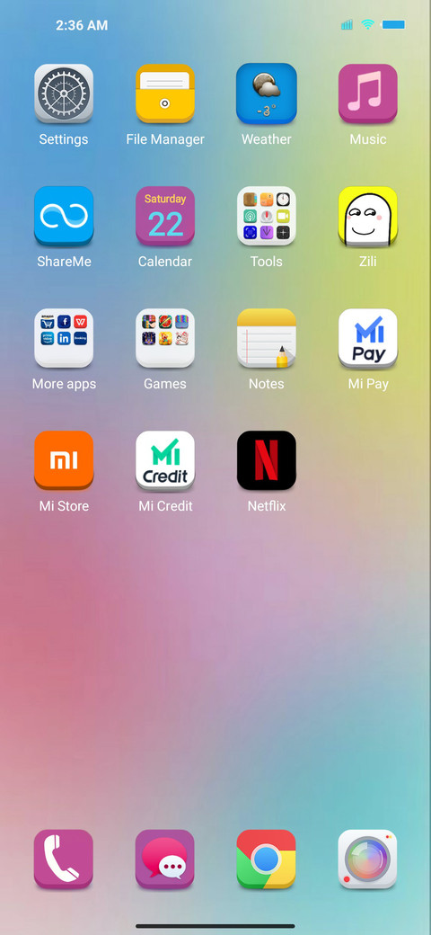 Pink Blue screenshot