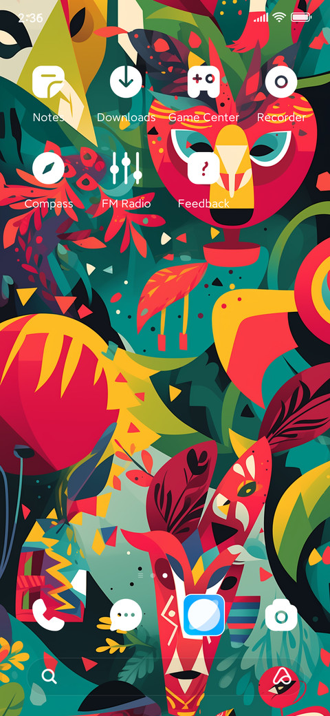 Geometric animal screenshot