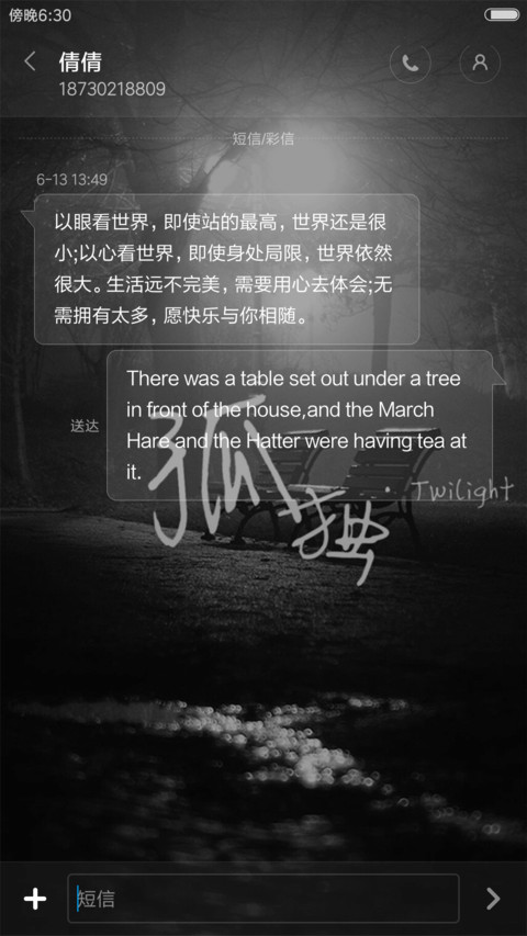 孤独（雨滴动态+全图标） screenshot