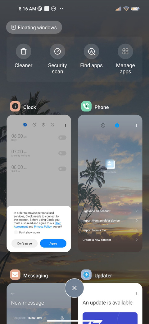 Sunset beach screenshot