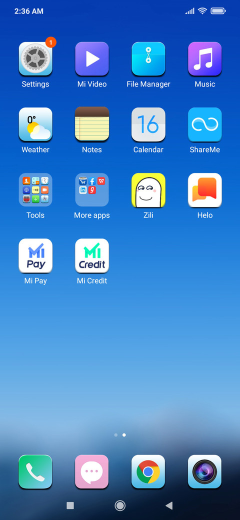 Blue Sky Ottoman  screenshot