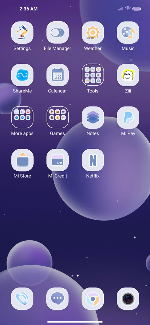 Dynamic gradient screenshot