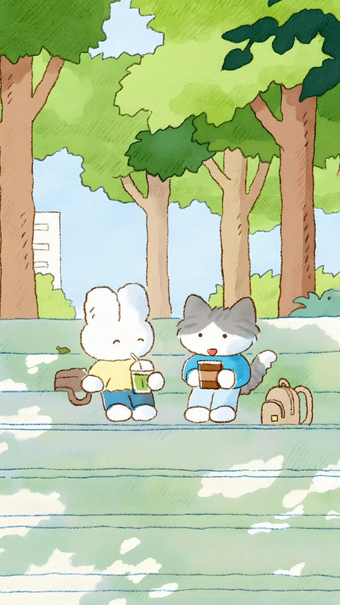 森系童趣插画风-锐景创意 screenshot