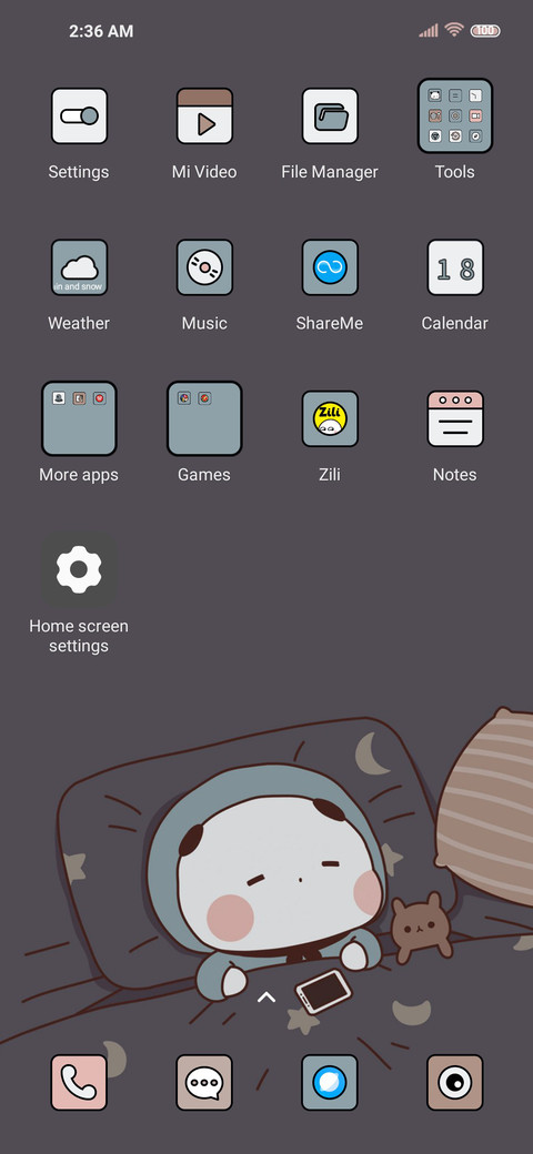 Sleep panda Yier screenshot