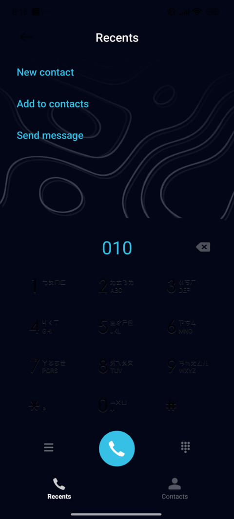 Dark Ink Curve screenshot