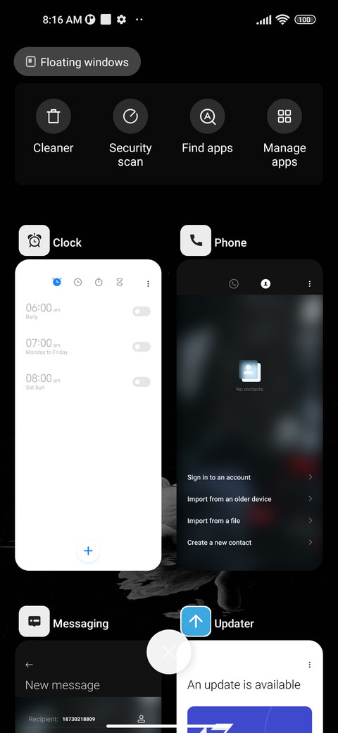 Swan screenshot