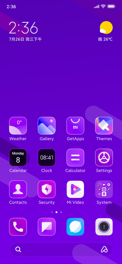Fancy Dark Purple screenshot