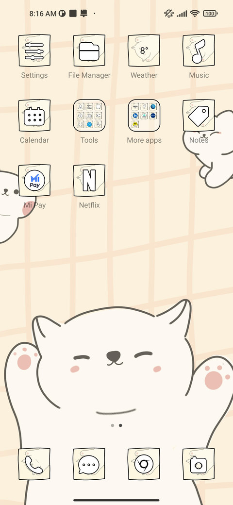 Lazy cat screenshot