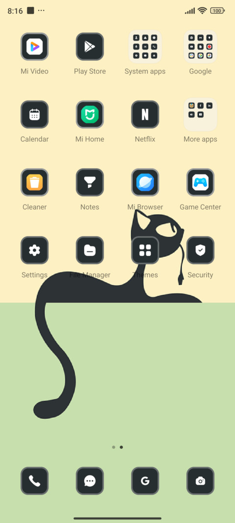 Minimal screenshot