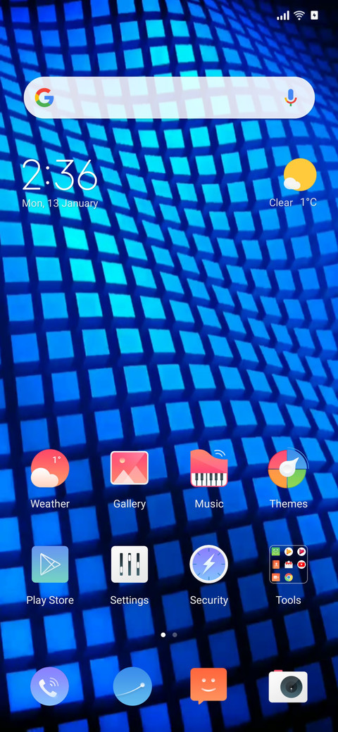 Dark Blue Powerful screenshot