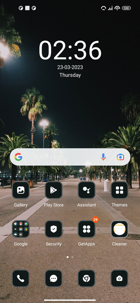 Palm tree screenshot