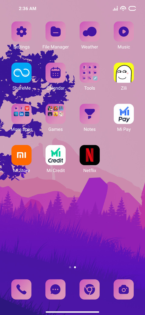 Minimal Mountain screenshot