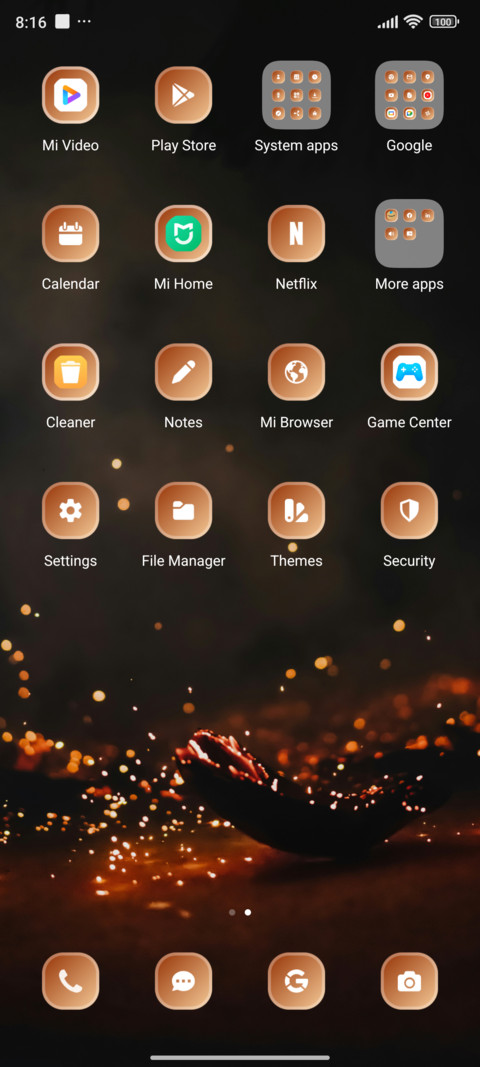Fire screenshot