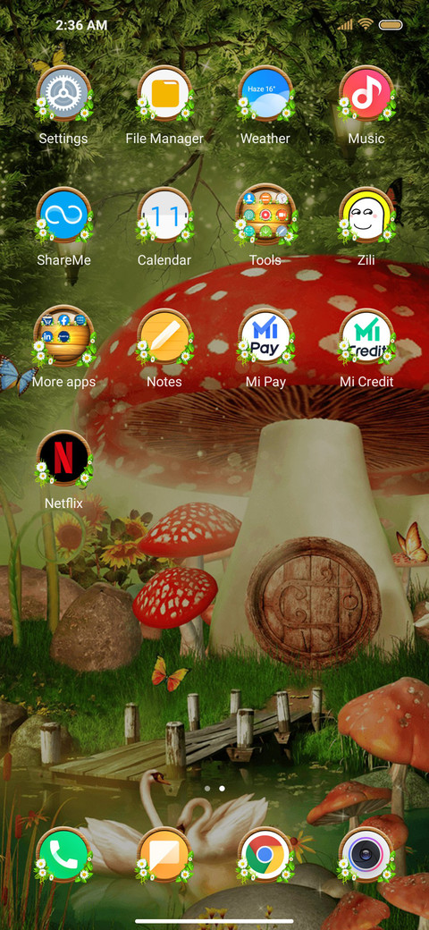 Mushroom house screenshot