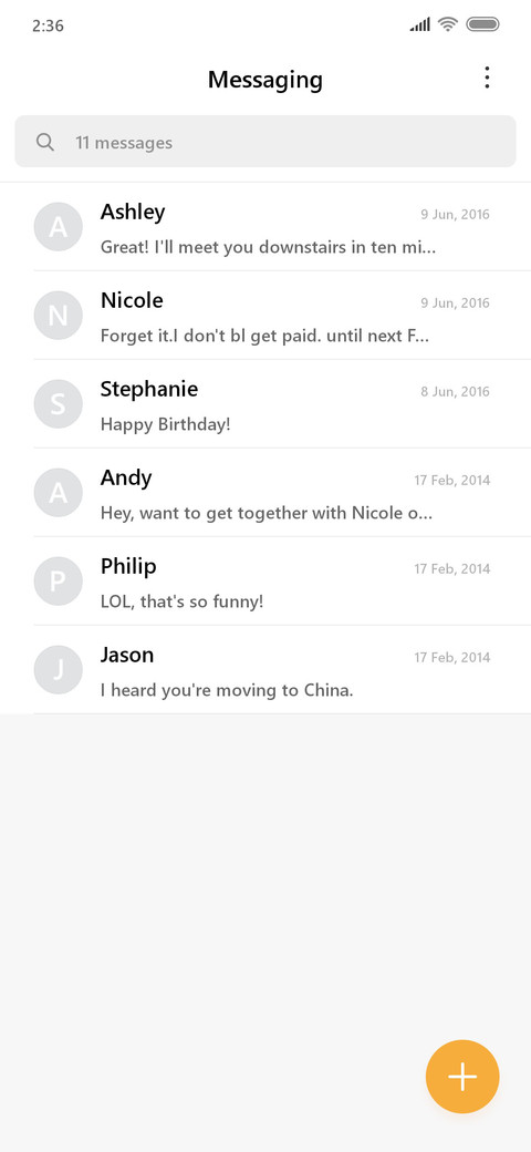 Segoe UI screenshot
