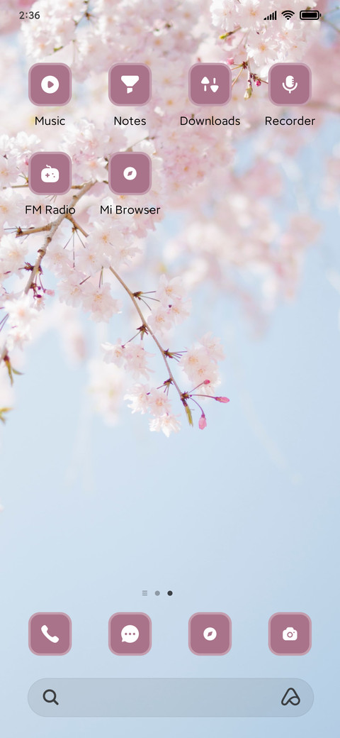 Cherry blossom screenshot