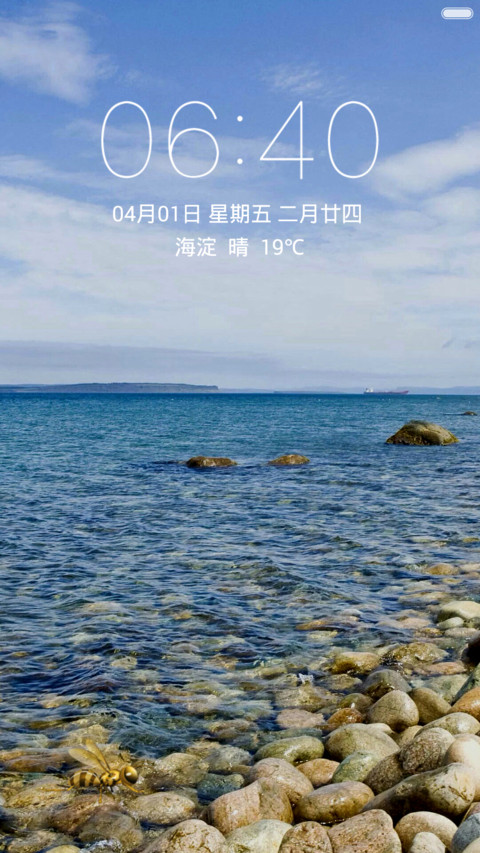 海边的鹅卵石 动态黄蚂蚁解锁 screenshot