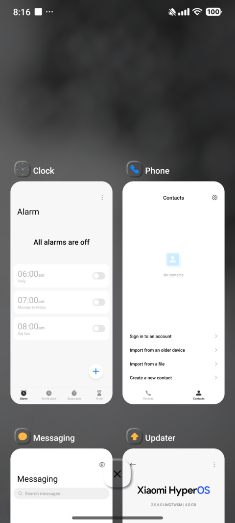 OX G2 screenshot