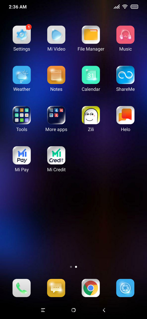 Shaded blue v12 screenshot