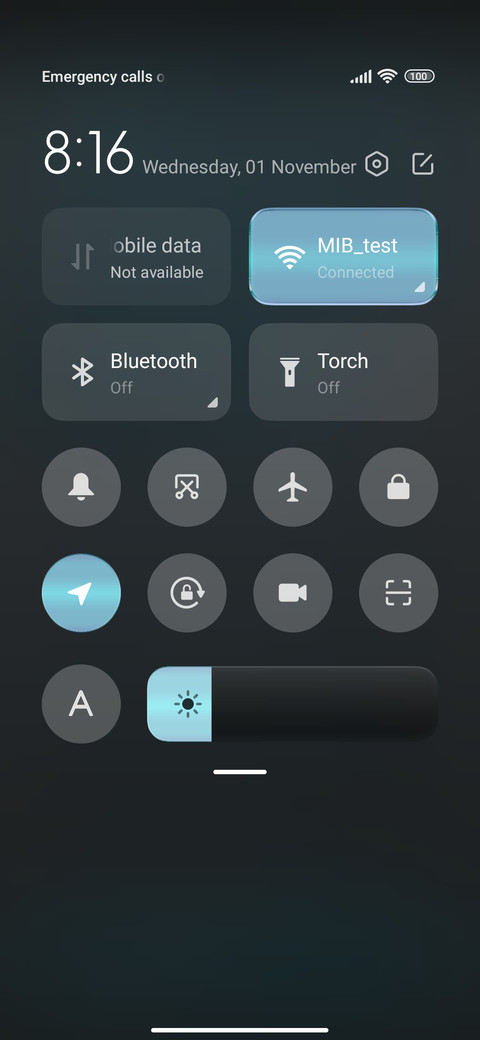 light screenshot