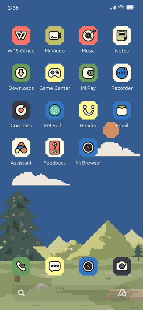 Green grassland screenshot