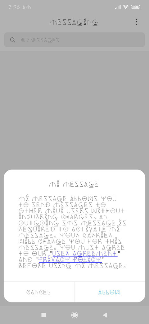 DOS Amazigh screenshot