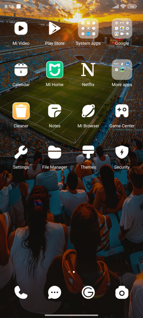 Sunset stadium screenshot