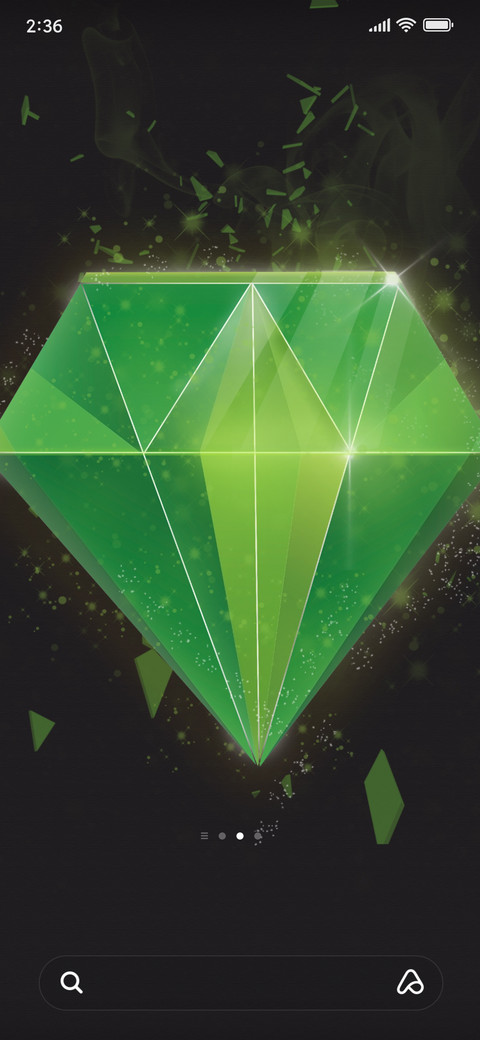 diamond green screenshot