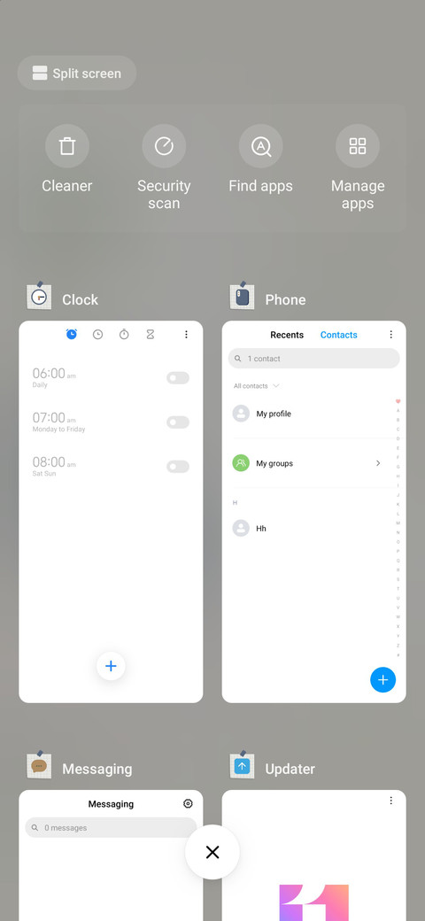 Nature stickers screenshot