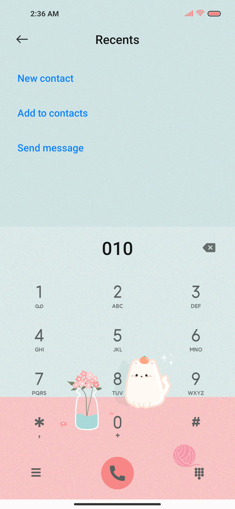 Cherry pink cat screenshot