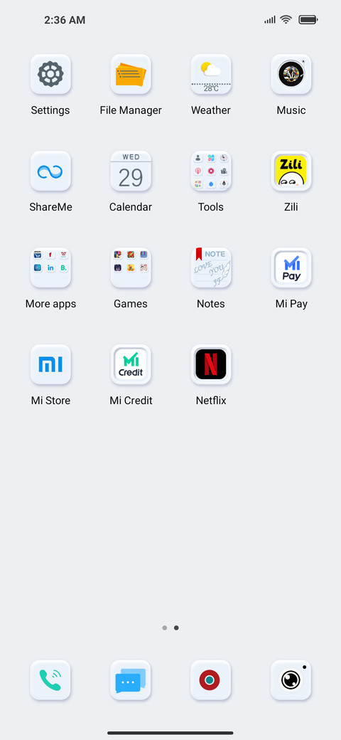 white screenshot