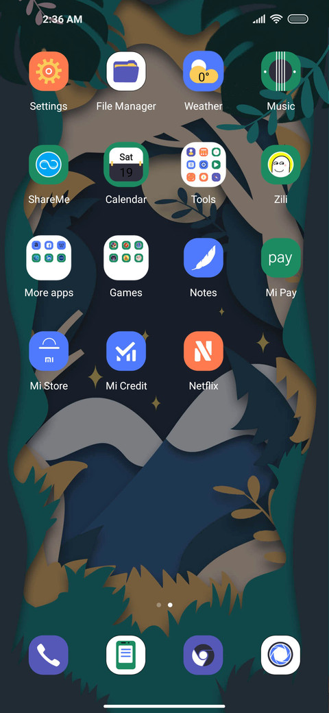 Paper cut style screenshot