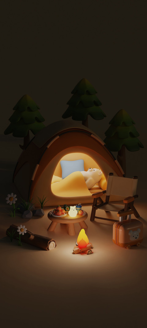 露营小熊 screenshot