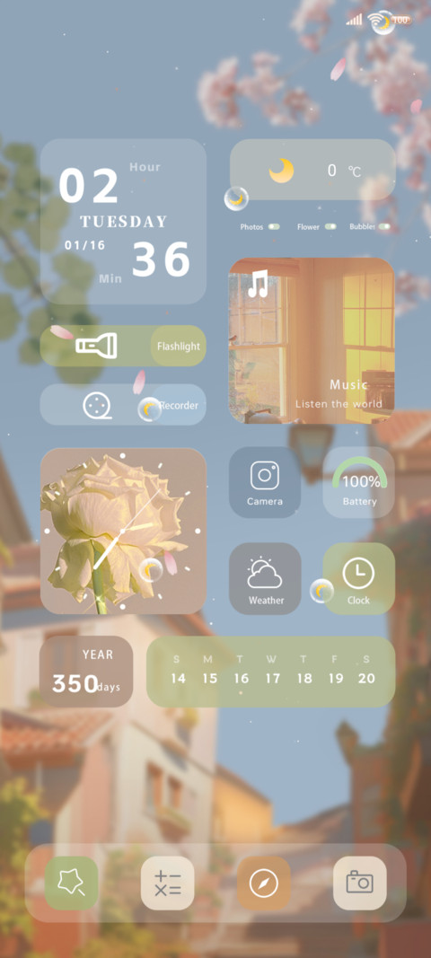 Sunset and Rose screenshot