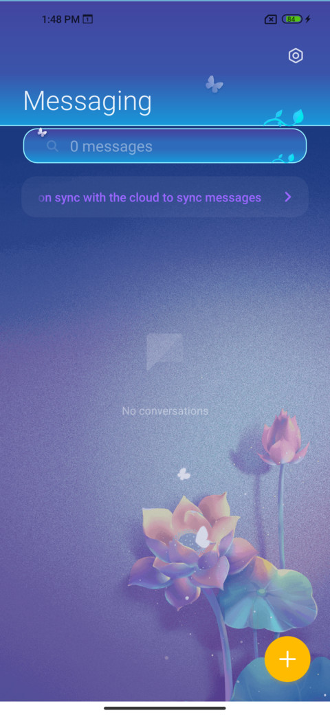 On the flower screenshot