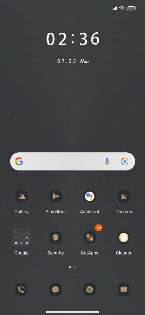 Business big dial screenshot