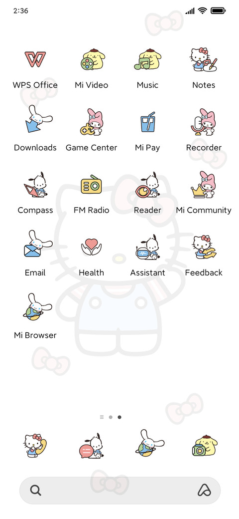 Sanrio spring day screenshot