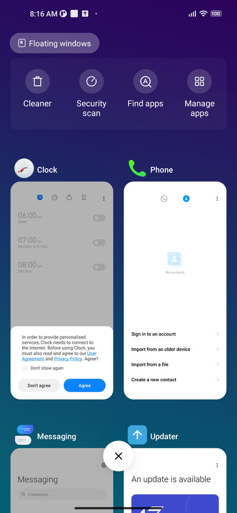 H UI screenshot