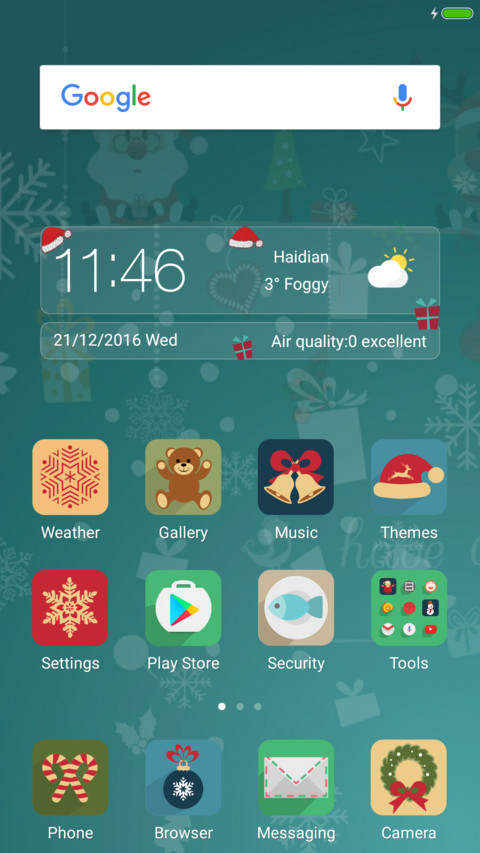 Snowflakes screenshot