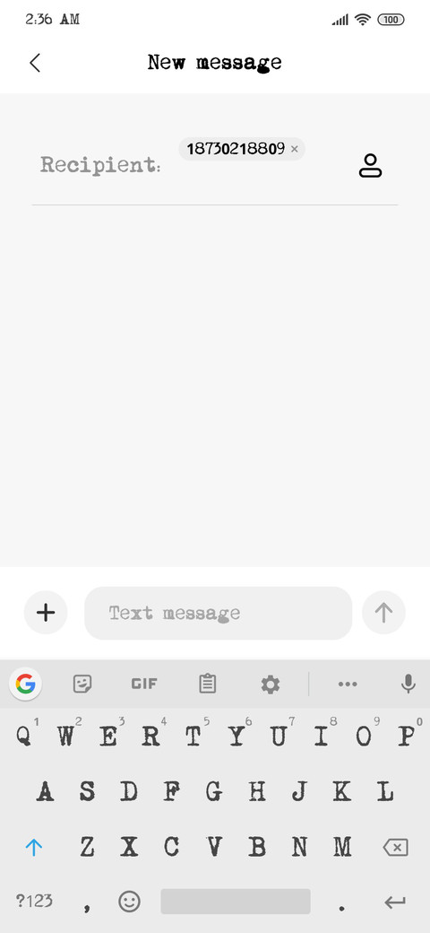 Mom's typewriter screenshot