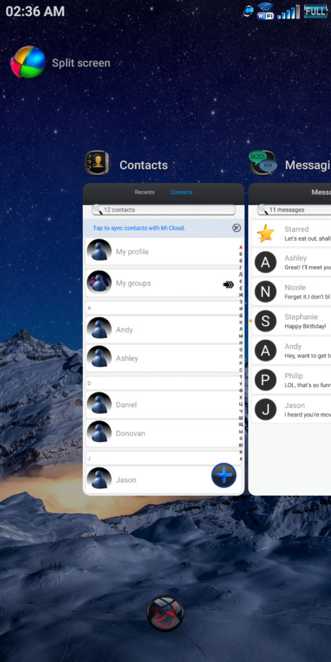 Light screenshot