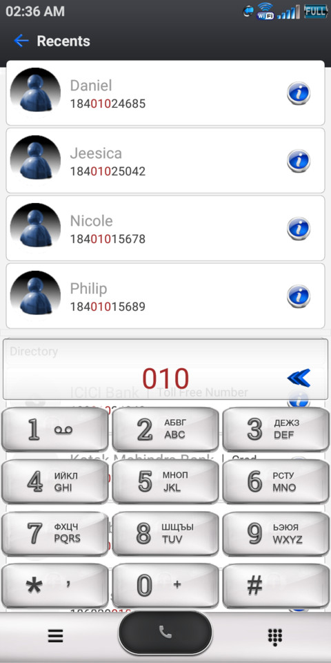 Light screenshot
