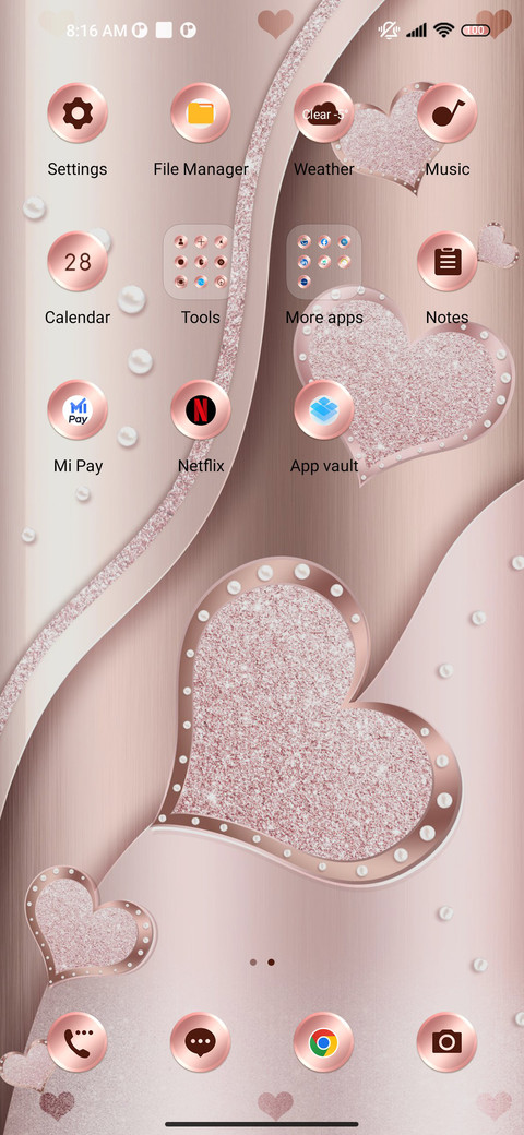 Pink metal love screenshot