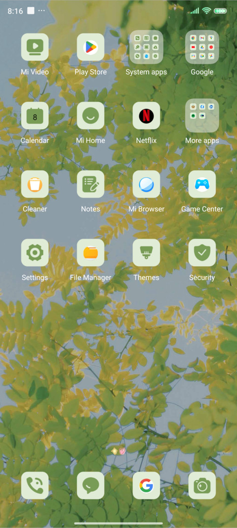 Eye care green screenshot